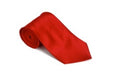 100% Silk Solid Red Necktie With Handkerchief-Men's Neck Ties - Mens Dress Tie - Trendy Mens Ties mensusa