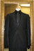 2 Button Black Slim Fit Suit with Taping on the Lapels mensusa