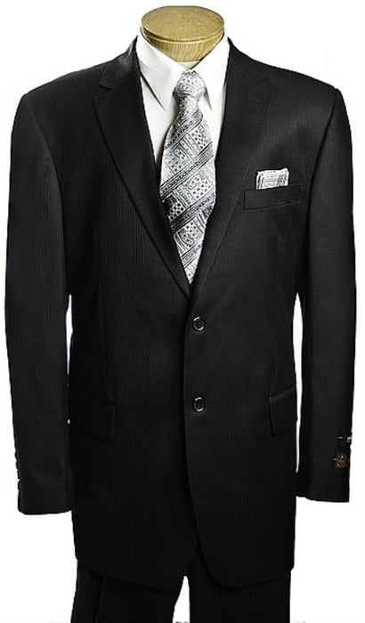 2 Button Black Tone/Tone affordable Cheap Priced Business Suits Clearance Sale online sale mensusa