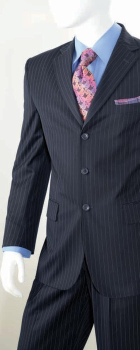 Men's 2 Piece Classic Suit - Pinstripe