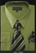 Affordable Clearance Cheap Mens Dress Shirt Sale Online Trendy - Men's Dark Lime Mint Pointed Collar Fashion Dress Shirt mensusa