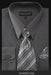 Affordable Clearance Cheap Mens Dress Shirt Sale Online Trendy - PREMIUM TIE - Charcoal Men's Dress Shirt mensusa