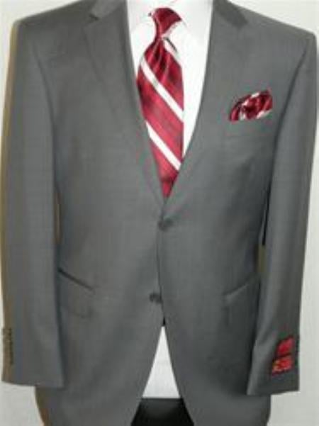 Authentic Mantoni Brand Gray Suit - High End Suits - High Quality Suits mensusa