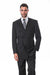 BLACK ON BLACK DOUBLE BREASTED SUITS Men's SUIT WITH Stripe ~ Pinstripe Shadow Tone On Tone Pattern Suit mensusa