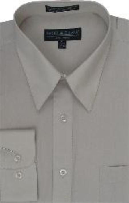 Beige Men's Dress Cheap Priced Shirt Online Sale mensusa