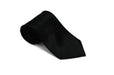 Black 100% Silk Solid Necktie With Handkerchief-Men's Neck Ties - Mens Dress Tie - Trendy Mens Ties mensusa