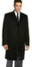 Black Slim Long Jacket Men's Overcoat That Offers A Sleek, Modern Style Men's Dress Carcoat ~ car Coat mensusa