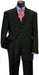 Black Super 150'S Wool Men's Cheap Priced Business Suits Clearance Sale Available In 2 Or 3 Buttons Style Regular Classic Cut Vented - mensusa