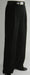 Black Wide Leg Dress Pants Pleated baggy dress trousers unhemmed unfinished bottom - Cheap Priced Dress Slacks For Men On Sale mensusa