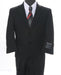 Boy's 2 piece 2 Button Suit Black mensusa