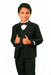 Boy's 3 Piece Fashion Designer Tuxedo Black mensusa