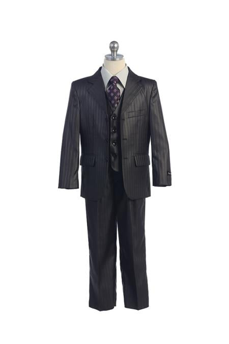 3 Button Boy's Kids Sizes Vest Suit With Pant Grey Perfect for toddler Suit wedding attire outfits