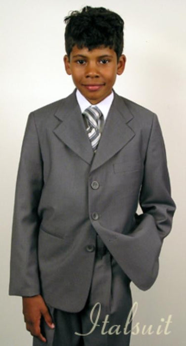 Boys Suits Kids gray suit Italian super fine poly~rayon