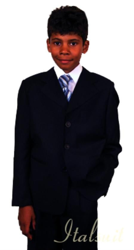 Boys Suits Super 150's Italian super fine Kids Sizes poly~rayon Black Suit Perfect for toddler Suit wedding attire outfits mensusa