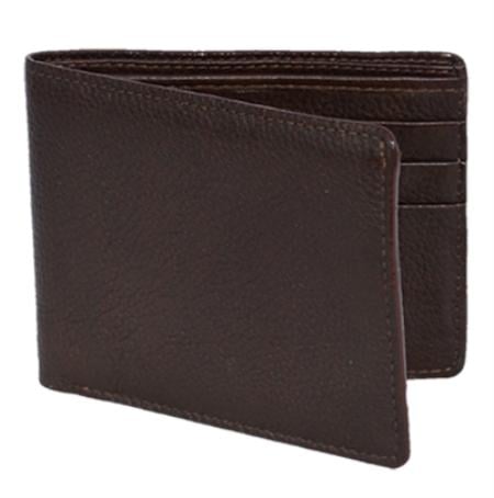 Men's Genuine Exotic Animal Skin Wallet ~ billetera ~ CARTERAS Brown Genuine Elk Card Holder Wallet