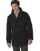 COAT08 Men's Dress Coat Wool Blend,Broad lapel High-buttoned collars black Men's Overcoat/Double Breasted Side Pocket mensusa