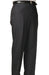 Charcoal Bond Flat Front Trouser mensusa