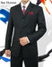 Cheap Priced Men's Dress Suit For Sale 3 Button Style Jet Black Pinstripe Light Weight On Sale - mensusa