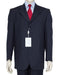 Classic Dark Navy Blue Suit For Men 3 Button Business Cheap Priced Business Suits Clearance Sale W/Double Vent Jacket Super 140'S - mensusa