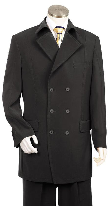 Men's Black 3 Button Suit