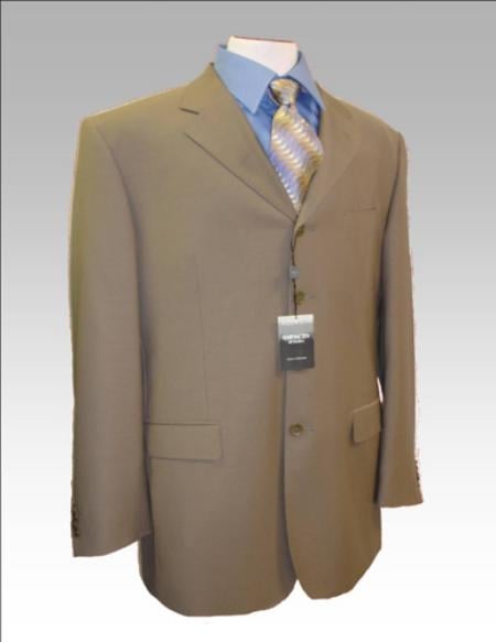 Dark Tan ~ Beige~Coffe~Taupe~Mocca Available In 2 Or 3 Buttons Style Regular Classic Cut Cheap Priced Business Suits Clearance Sale - mensusa