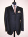 Darkest Dark Navy Blue Suit For Men 3 Buttons Super 120's - mensusa