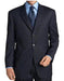 Deal Dark Navy Blue Suit For Men Suit features classic three button 100% sophisticated Wool - mensusa