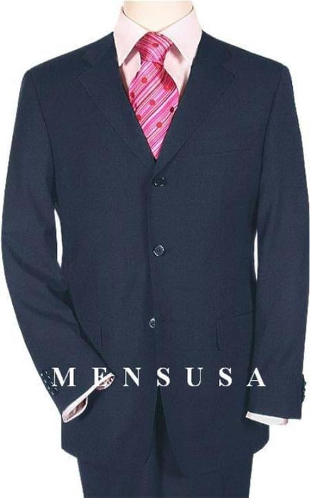 Extra Long Dark Navy Blue Suit For Men Suits XL Available in 2 Button Style Only for tall men Vented mensusa