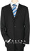 Extra Long Simple & Classy Liquid Black Suits XL Available in 2 Button Style Only for tall men mensusa