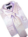 Fashion Cheap Priced Sale Satin Lavender Dress Shirt Combinations Set Tie Hanky Set Men's Dress Shirt mensusa