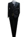 Fitted Discounted Sale Slim Cut Charcoal Men's Suit mensusa