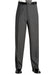 Flat Front Regular Rise Light Gray Slacks mensusa