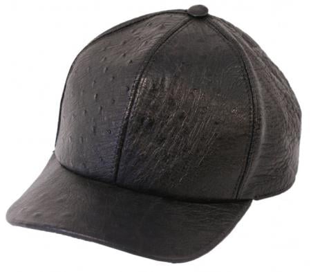 Men's Alligator & Ostrich Exotic skin Baseball Negro Western Hats