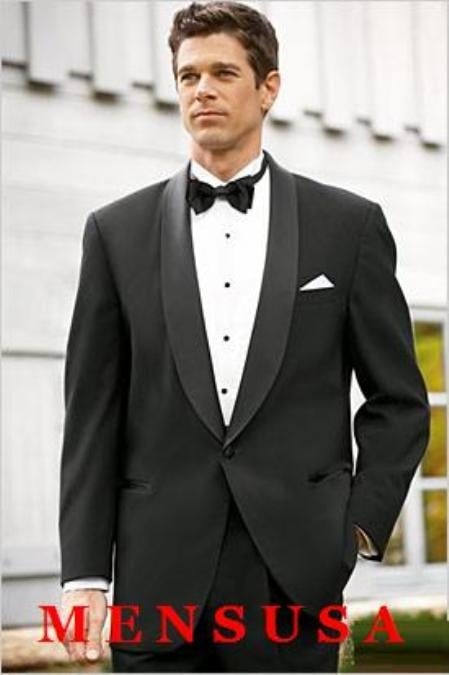 High Quality Men's One button Shawl Made of Worsted Virgin Wool Regular Fit Fashion Tuxedo For Men mensusa