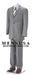 Light Gray 2 Or 3 Button Business Men's Suit Super 140'S Cheap Priced Business Suits Clearance Sale - mensusa