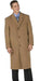 Long Wool Winter Dress Knee length Coat EMILCT03 Sentry8811 45inch Men's Overcoat classic model Men's Dress Coat features button through front mensusa