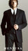 Luxurious Men's 3 Button Super 150's Worsted Wool Tuxedo mensusa