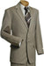 Man Exclusive 2 Button Taupe Men's Suit Taupe 2 Piece Suits - Two piece Business suits Suit mensusa