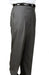 Medium Charcoal, Parker, Pleated Pants Lined Trousers unhemmed unfinished bottom mensusa