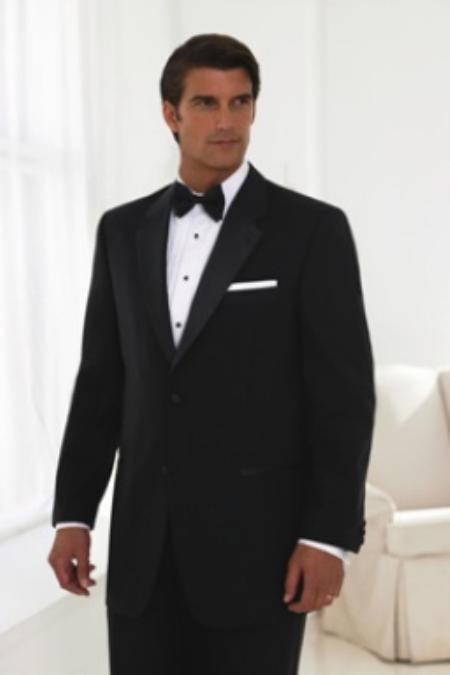 Men's 2 BUTTON TUXEDO SUPER 150'S WOOL Jacket + any size pants (Tuxedo Separate) mensusa