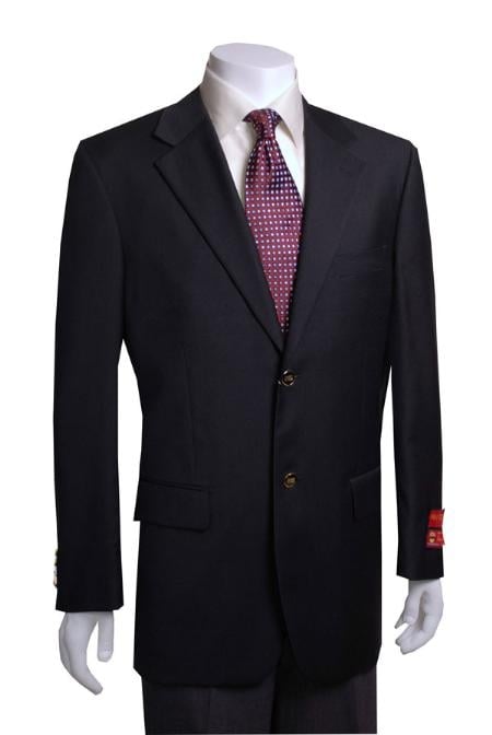 Men's 2-Button Black Jacket/Cheap Priced Unique Dress Blazer For Men Jacket For Men Sale (Men +Women) mensusa