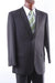 Men's 2 Button Brown Pinstripe Dress Suit Single Pleat mensusa