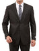 Men's 2 Button Front Closure Side Vent Suit Black mensusa