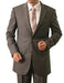 Men's 2 Button Front Closure Suit Grey mensusa