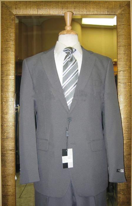 Men's 2 Button Grey Discounted affordable clearance sale Poly Cheap Priced Business Suits Clearance Sale mensusa