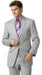 Men's 2-Button Silver Suit mensusa