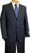 Men's 2 Button Slim Fit Dark Navy Pinstripe affordable Cheap Priced Business Suits Clearance Sale online sale mensusa