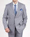 Men's 2 Button Slim Grey patterned Suit mensusa