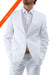 Men's 2-Button White Suits For Men + White Shirt - All White Suit mensusa