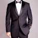 Men's 2-button Black Tuxedo mensusa